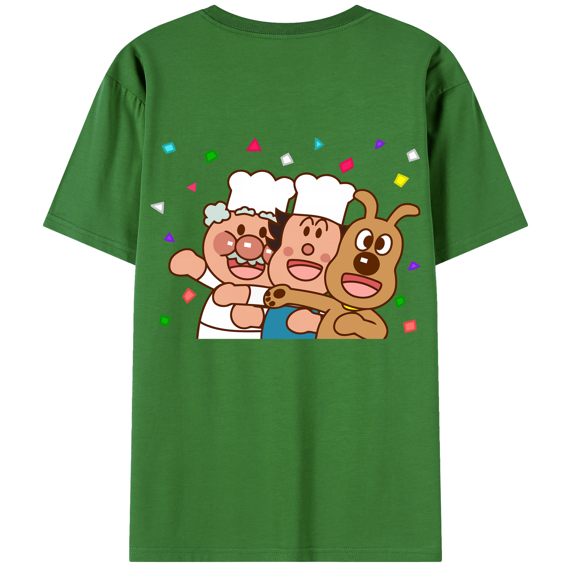 （画像用） アンパンマン Anpanman レディース半袖Tシャツ(バックプリント)
